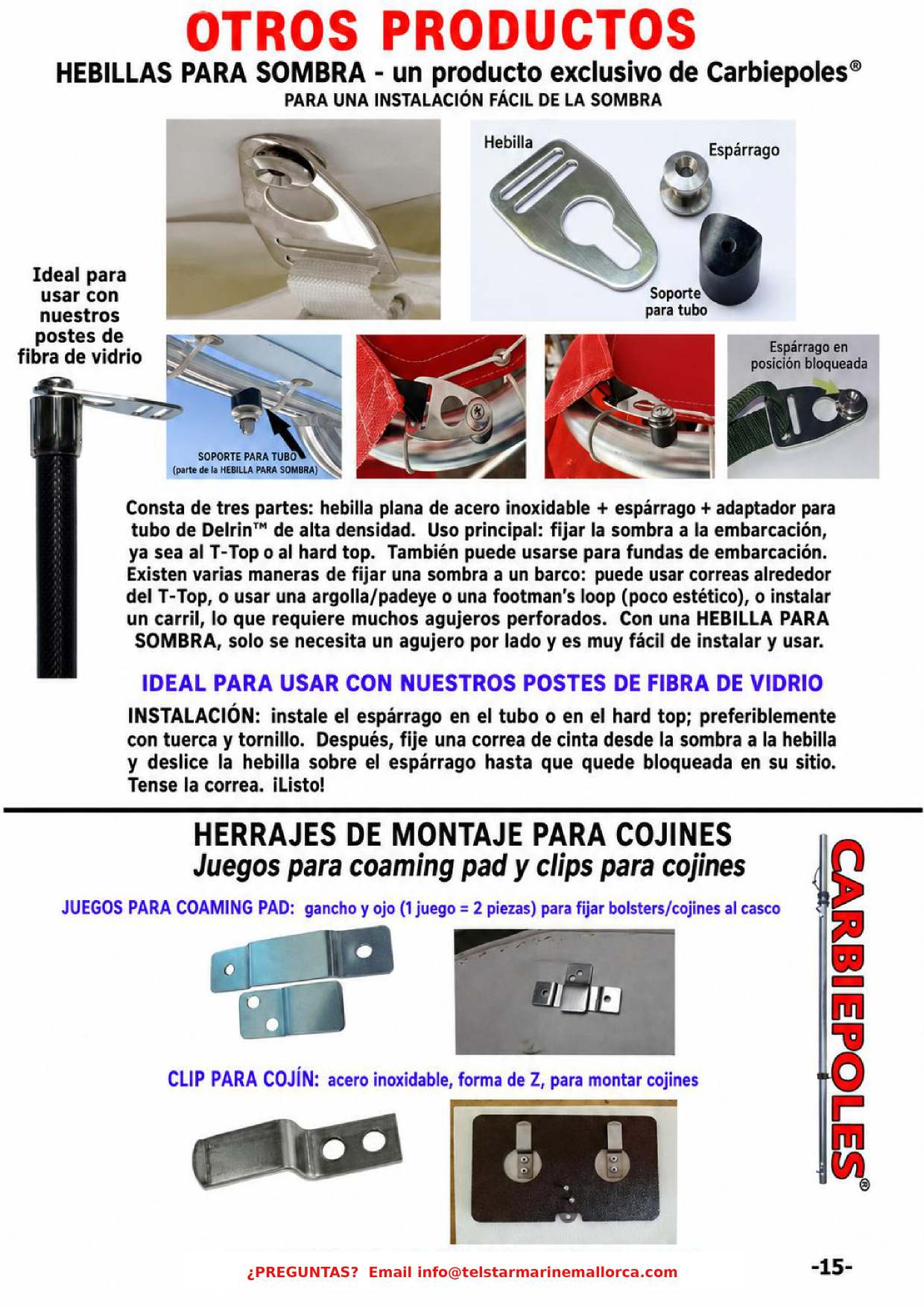 Carbiepoles brochure page 15